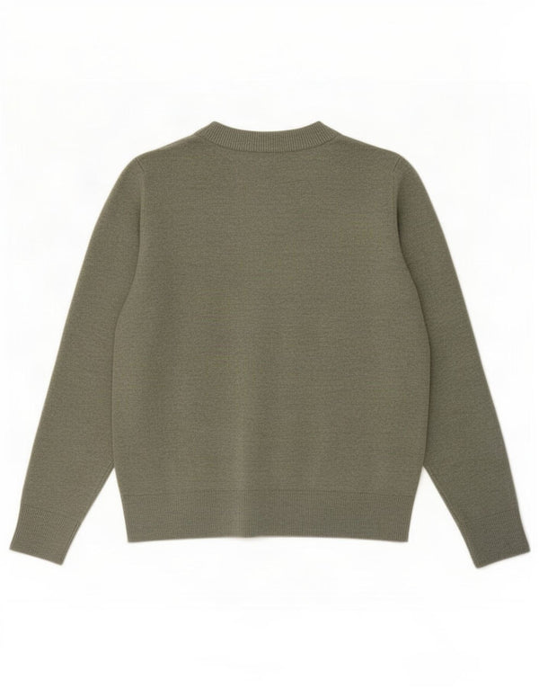Pulover pentru femei Marks & Spencer cu decolteu triplu UK 6 XS Poliester verde