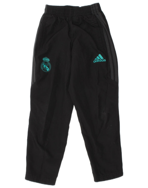 Pantaloni de trening Adidas Real Madrid Graphic pentru baieti 4-5 ani negru