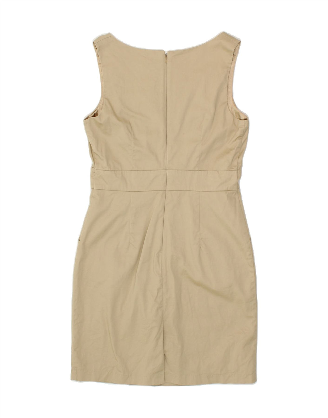 MOSSIMO Womens Sleeveless Sheath Dress US 10 Large Beige Vintage Mossimo and Second-Hand Mossimo from Messina Hembry 