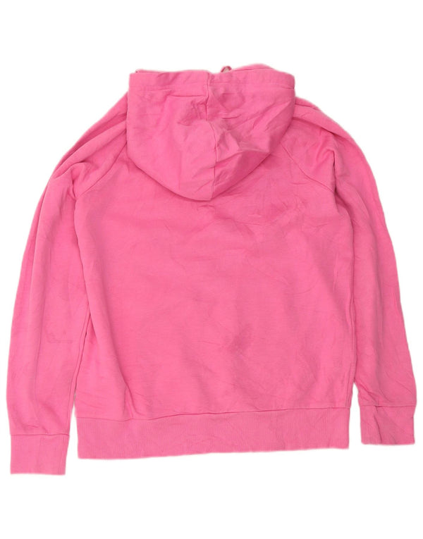 Pulover supradimensionat cu glugă Under Armour pentru femei, UK 10, bumbac roz mic