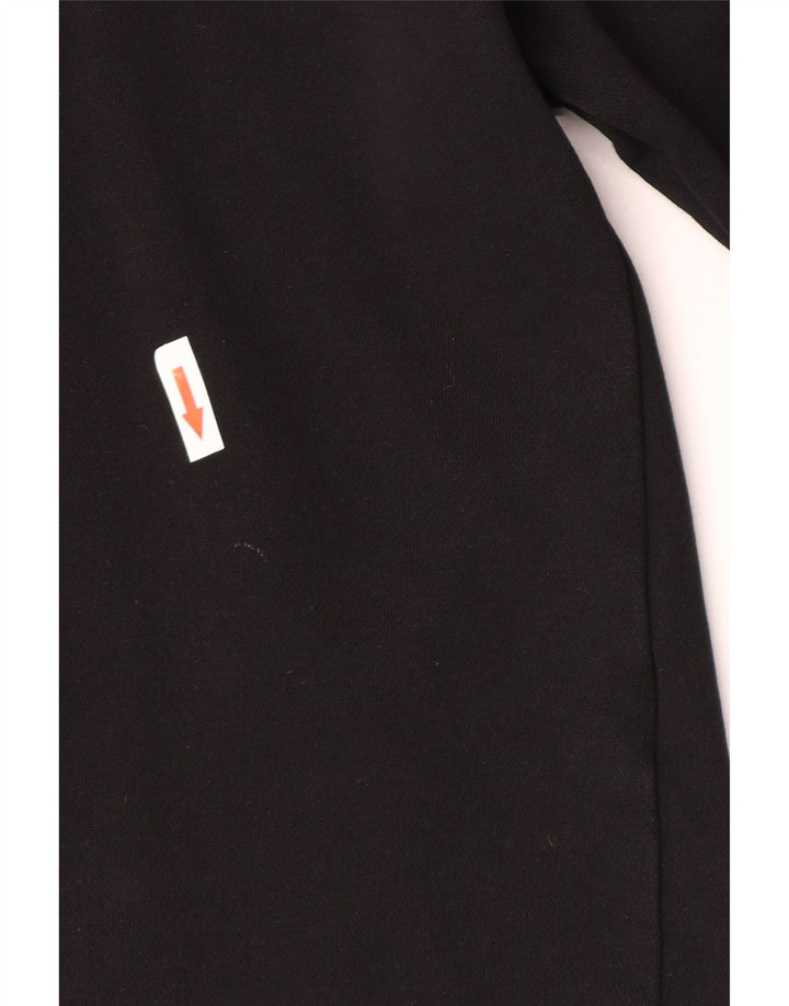 Dkny Pulover supradimensionat cu grafic pentru femei UK 10 Bumbac negru mic