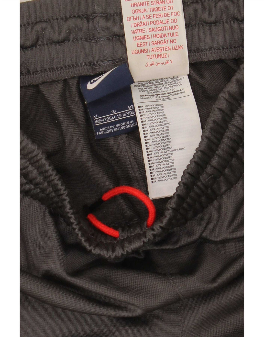 Nike băieți pantaloni de trening Pantaloni de jogging 13-14 ani XL poliester gri