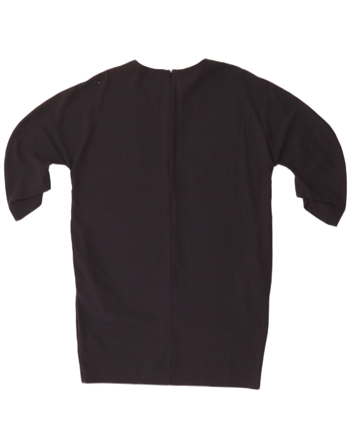 Cos Rochie supradimensionată pentru femei cu mâneci 3/4 EU 40 Viscoză medie neagră