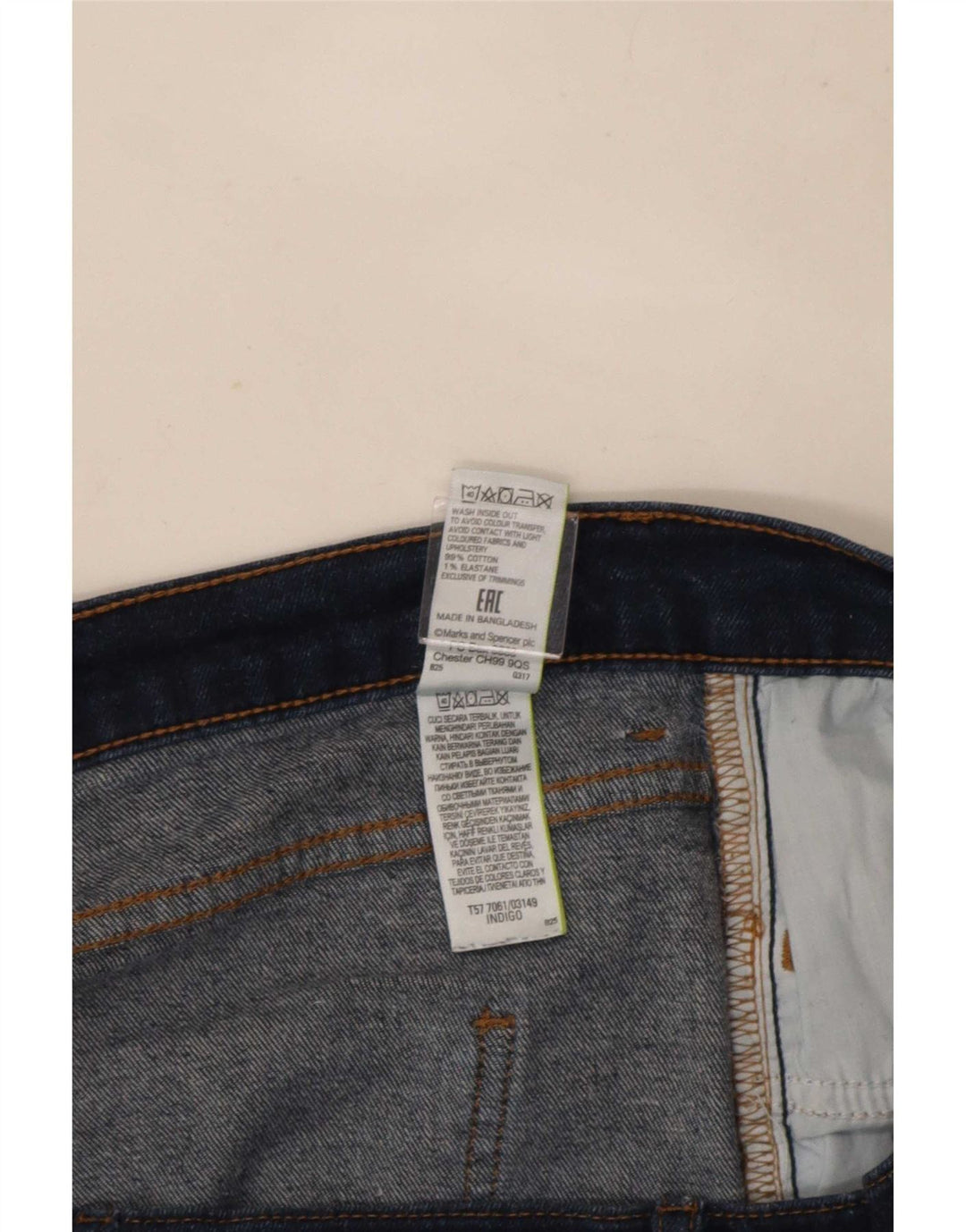 Marks & Spencer Blugi subțiri Bootcut pentru femei UK 14 Large W32 L29 Bleumarin