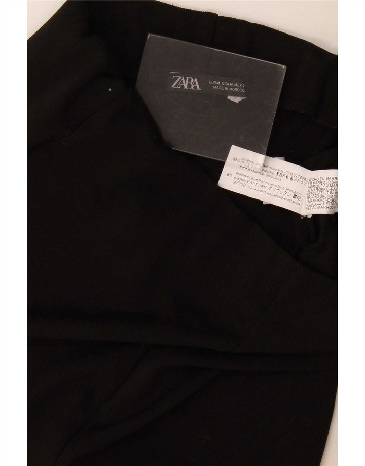 Leggings pentru femei Zara UK 12 Poliester mediu negru