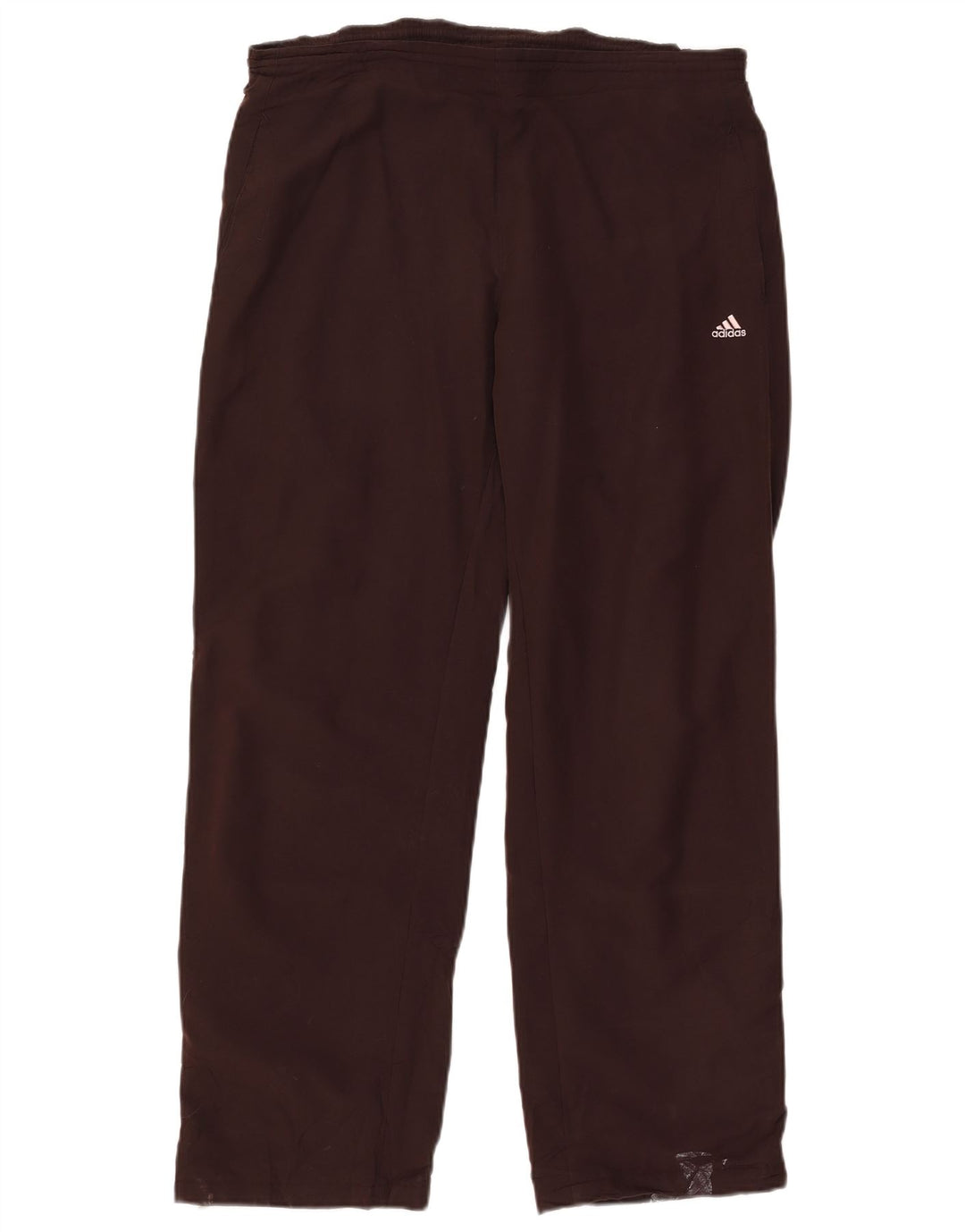 Pantaloni de trening ADIDAS pentru femei UK 14 Poliester maro mediu