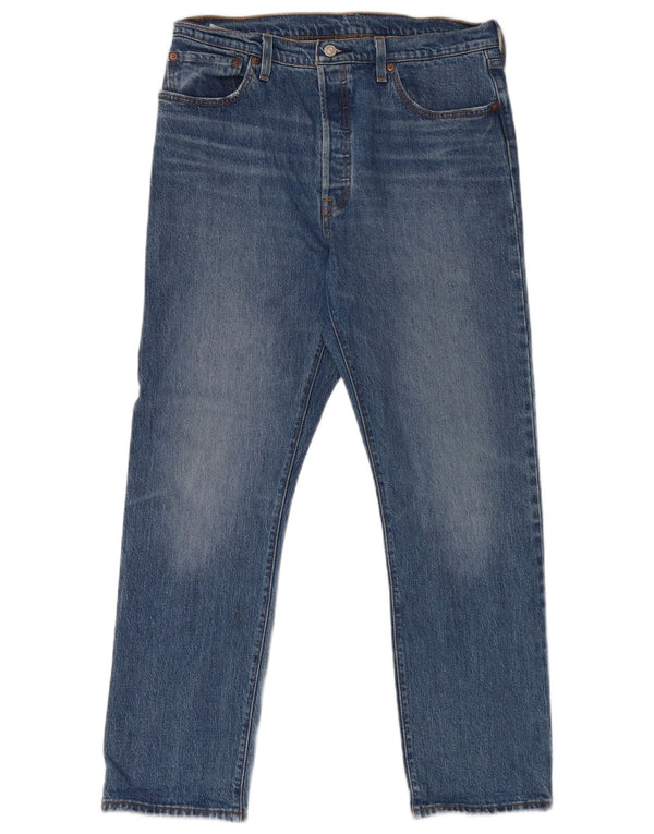 Blugi drepti pentru bărbați Levi's 501 W32 L30 Bumbac albastru