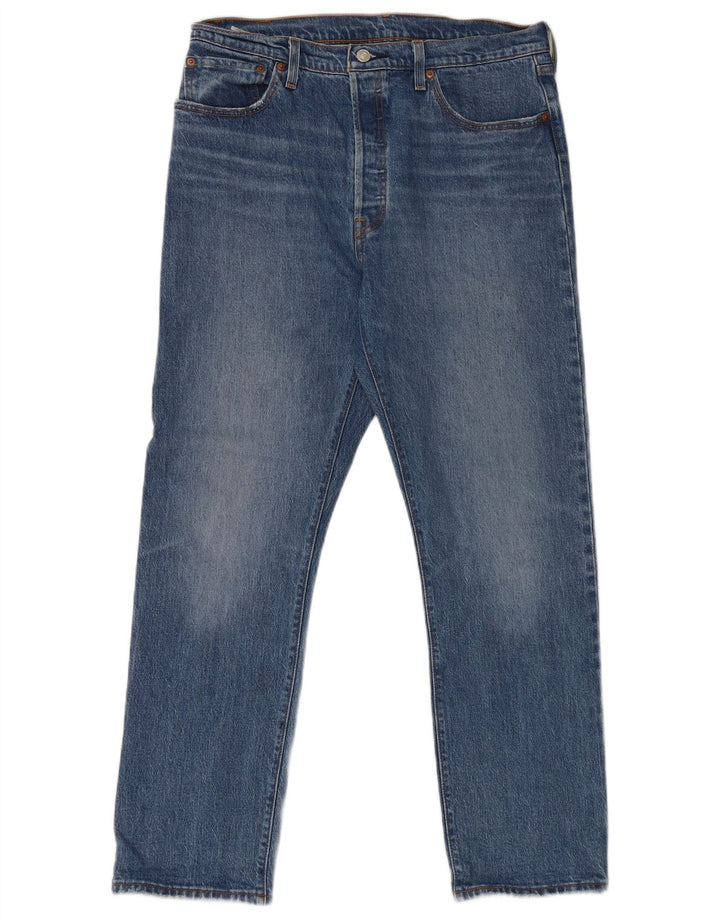 Blugi drepti pentru bărbați Levi's 501 W32 L30 Bumbac albastru