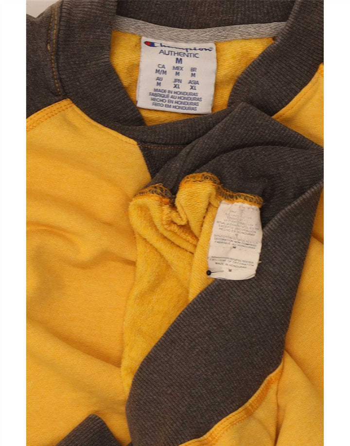 Pulover pentru bărbați Champion Pulover Medium Galben Colorblock Bumbac