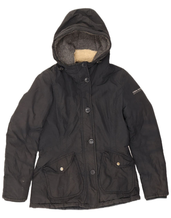 Jachetă Windbreaker pentru femei cu glugă Woolrich UK 10 Small Black