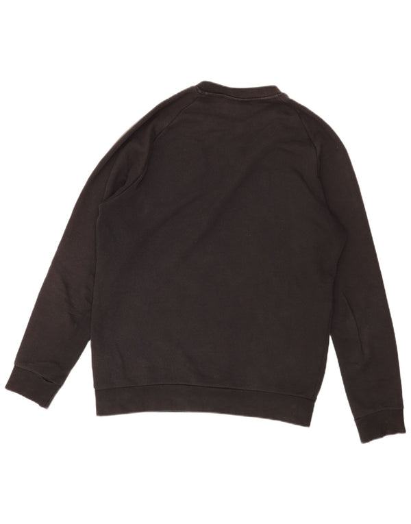 Hanorac pentru bărbați Adidas Loose Fit Jumper mic, negru, bumbac