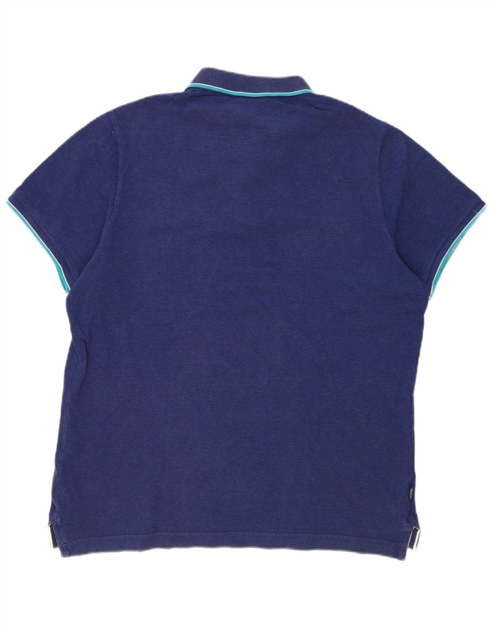 Tricou polo pentru bărbați Superdry 3XL, bumbac albastru