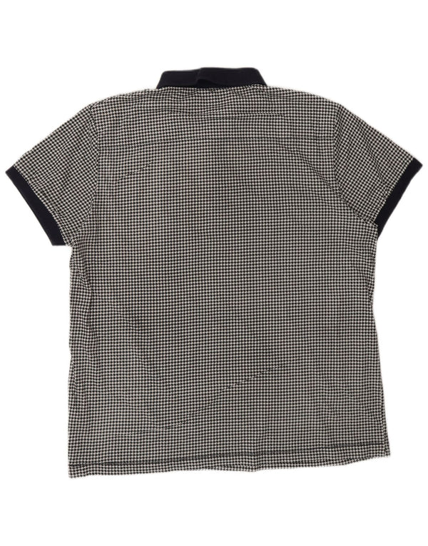 Cămașă polo pentru bărbați French Connection 2XL, bumbac cu picior de gală negru