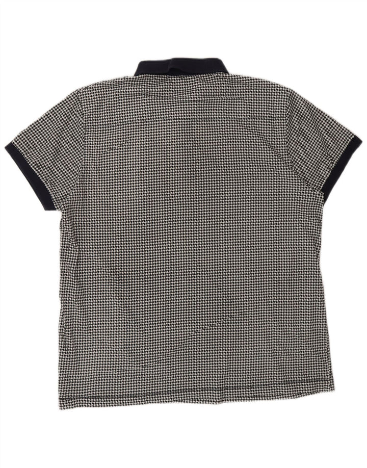 Cămașă polo pentru bărbați French Connection 2XL, bumbac cu picior de gală negru