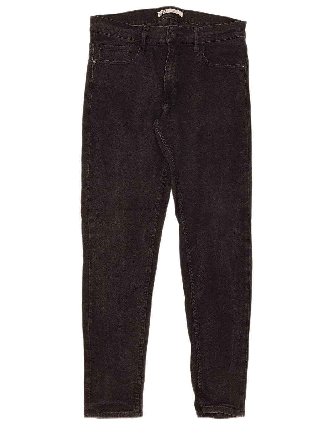 Blugi slim pentru bărbați Zara EU 44 Large W34 L31 Negri