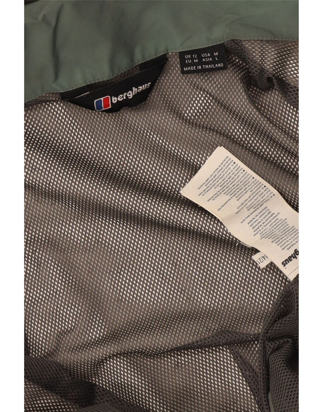 Jachetă de ploaie cu glugă pentru femei Berghaus UK 12 Poliamidă neagră medie