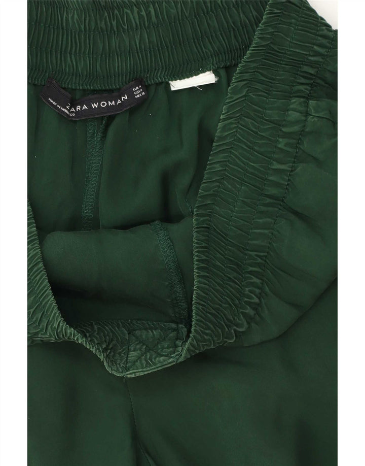 Pantaloni conici pentru femei Zara Mediu L28 L27 Verde