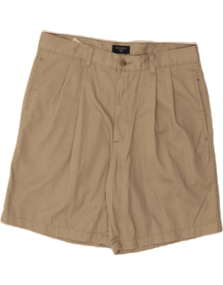 DOCKERS Mens Pegged Chino Shorts W33 Medium Beige Cotton Vintage Dockers and Second-Hand Dockers from Messina Hembry 