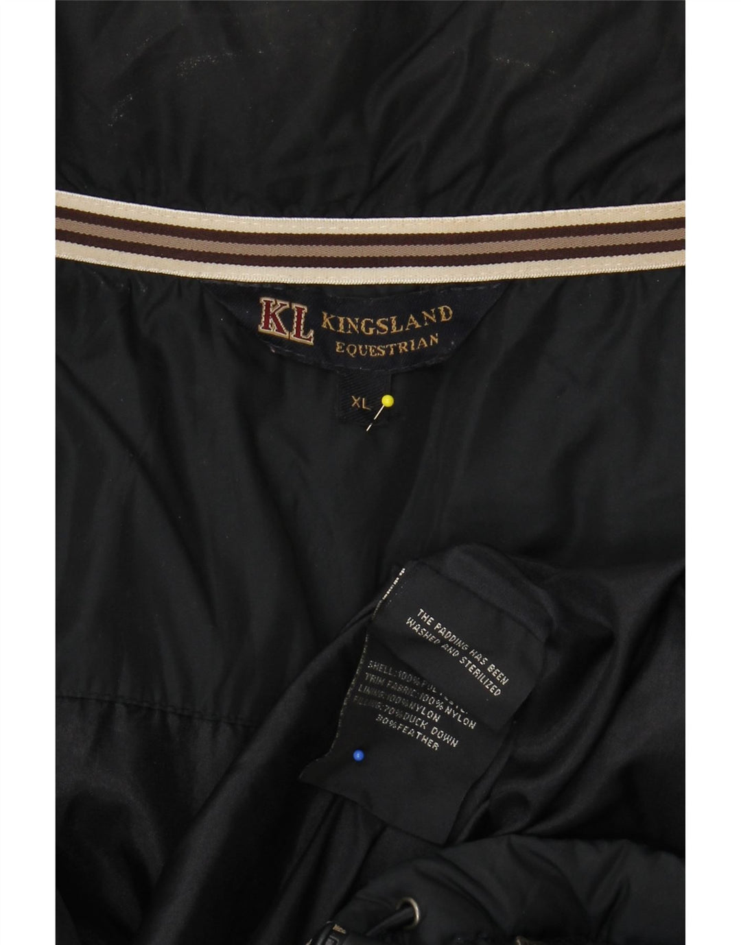 Jachetă căptușită pentru bărbați KINGSLAND UK 42 XL bleumarin poliester color bloc