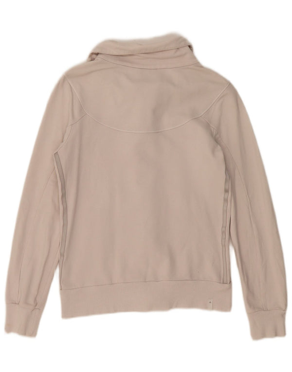 Jachetă de trening pentru femei ADIDAS UK 10 Bumbac alb mic