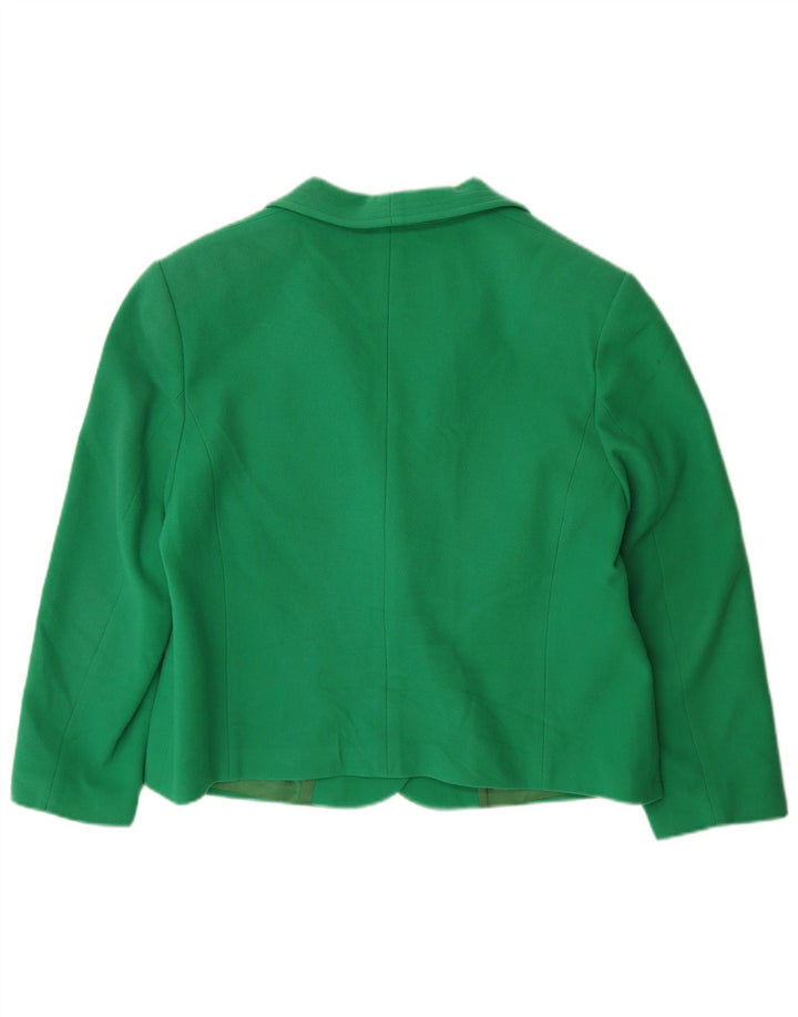 Sacou Separa Fink pentru femei, cu 1 nasture, lână verde UK 18 XL