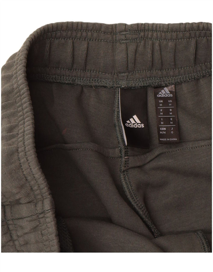 Pantaloni de trening pentru bărbați Adidas Pantaloni de jogging, bumbac verde mediu