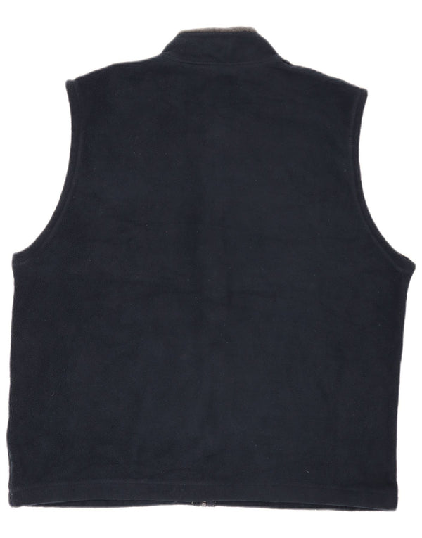 Gilet pentru bărbați Marks & Spencer din fleece UK 42 XL bleumarin poliester