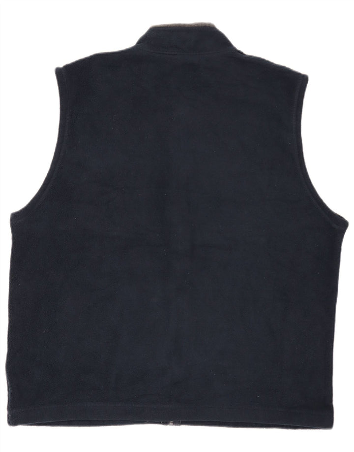 Gilet pentru bărbați Marks & Spencer din fleece UK 42 XL bleumarin poliester