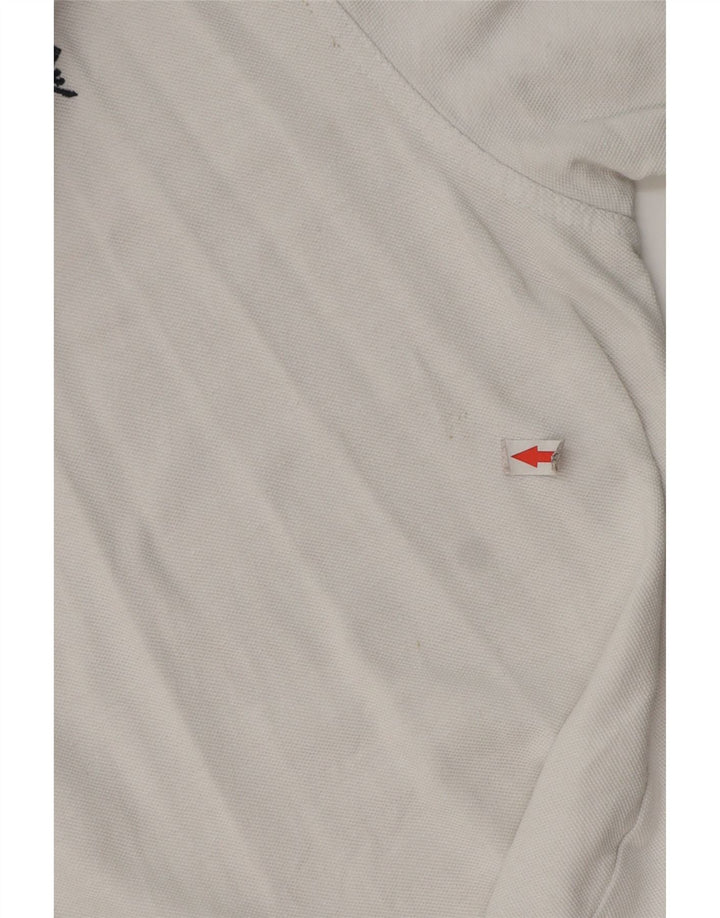 Crew Clothing Tricou polo pentru bărbați, mare, alb, bumbac