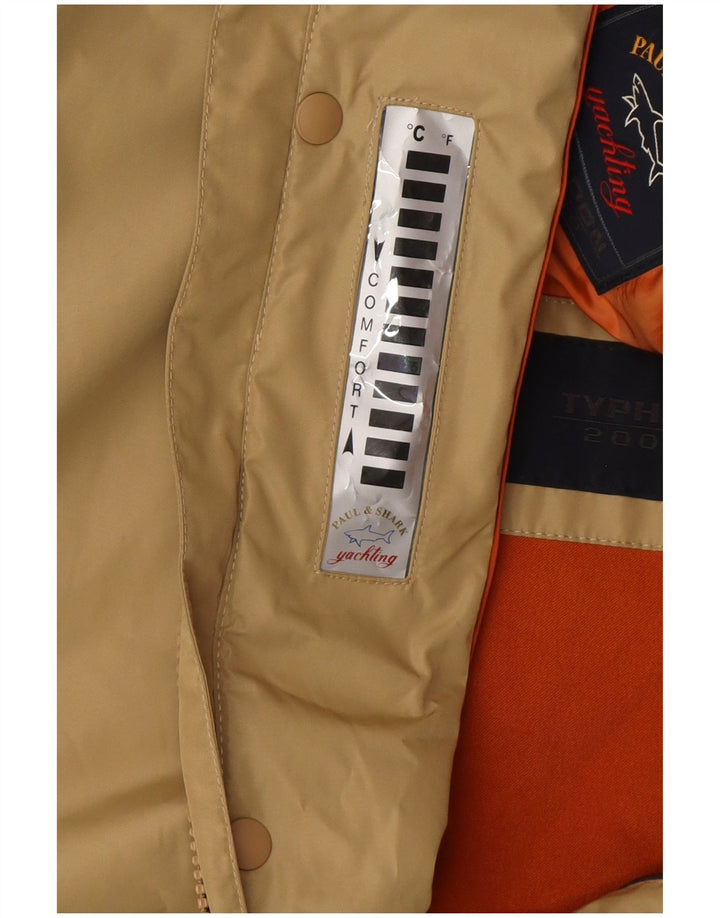 Jachetă pentru bărbați Paul & Shark UK 42 XL poliester bej