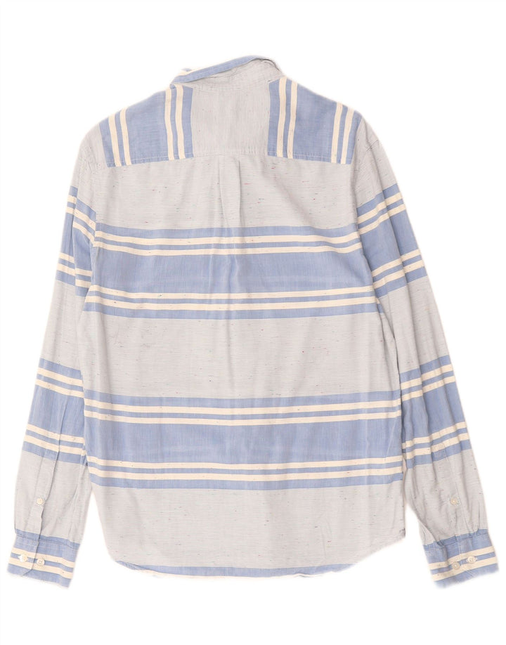 Cămașă pentru bărbați PENGUIN Heritage Slim Fit, bumbac cu dungi albastre medii