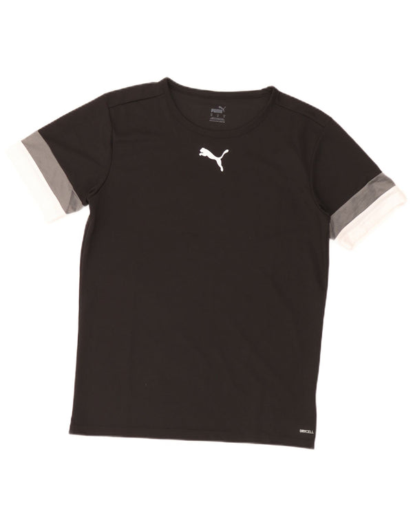 Tricou pentru bărbați Puma Top Mediu Negru Poliester Bloc de culoare