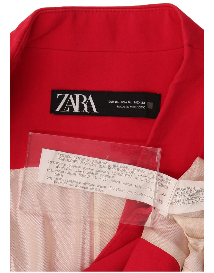 Blazer pentru femei Zara UK 18 XL poliester roz