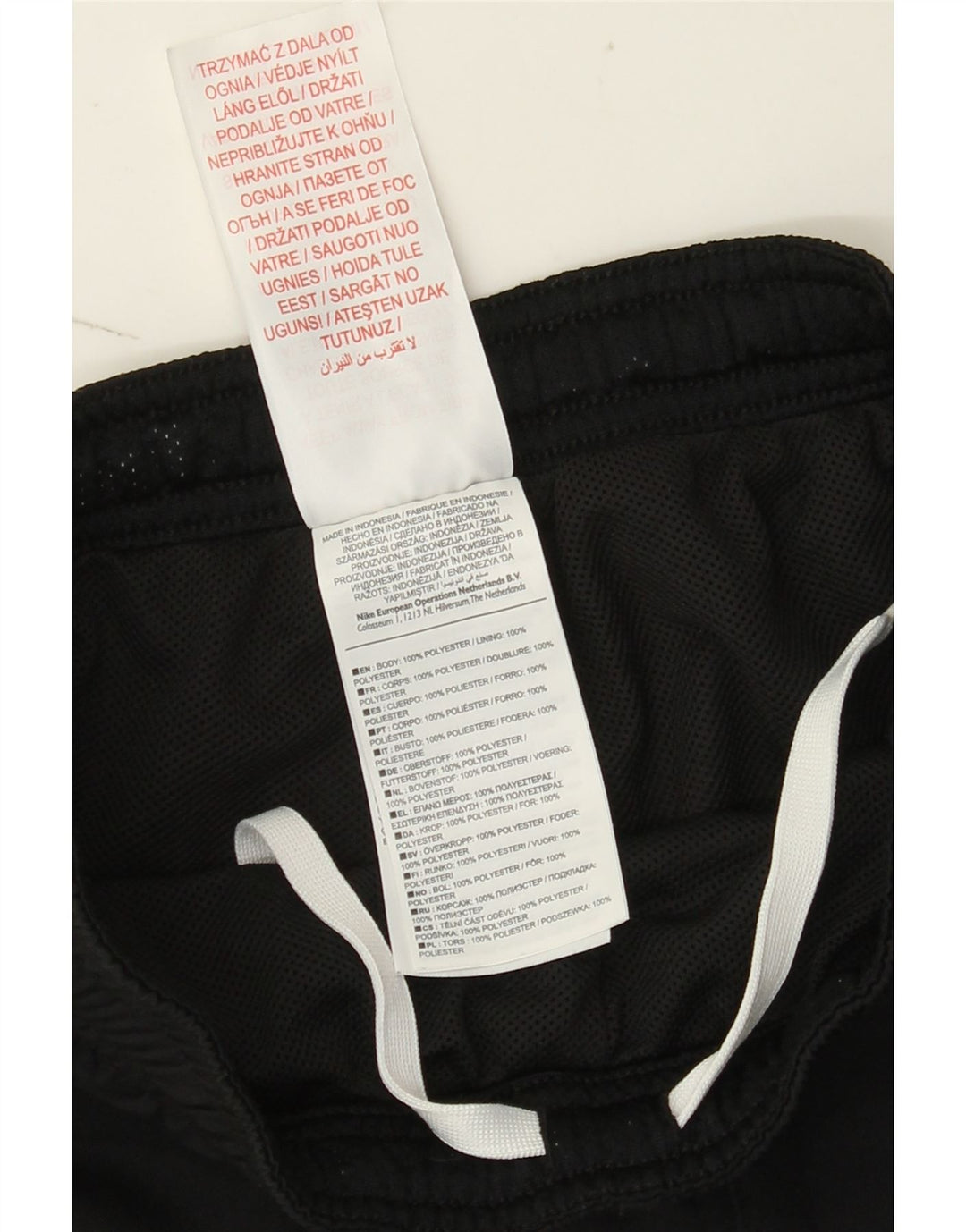 Pantaloni Nike Dri Fit Windbreaker pentru băieți 12-13 ani, mari, negru, poliester