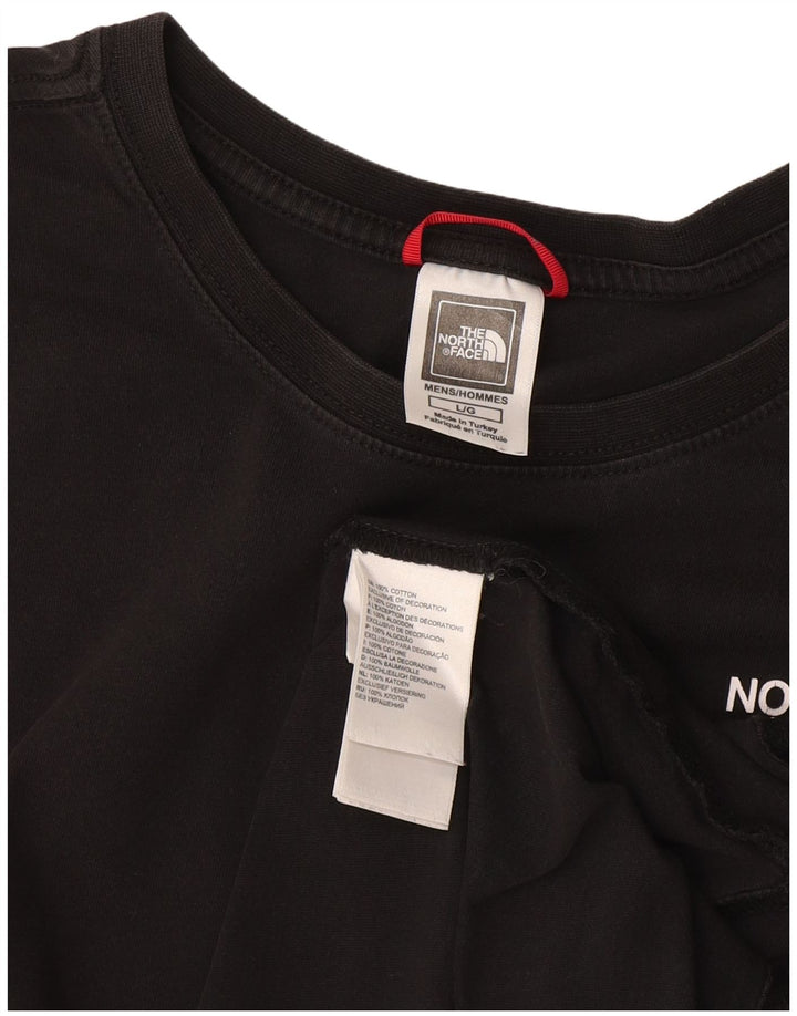 Tricou grafic pentru bărbați The North Face Top mare din bumbac negru