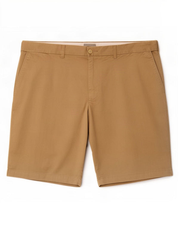 Pantaloni scurți chino pentru bărbați Marks & Spencer W44 2XL bumbac bej