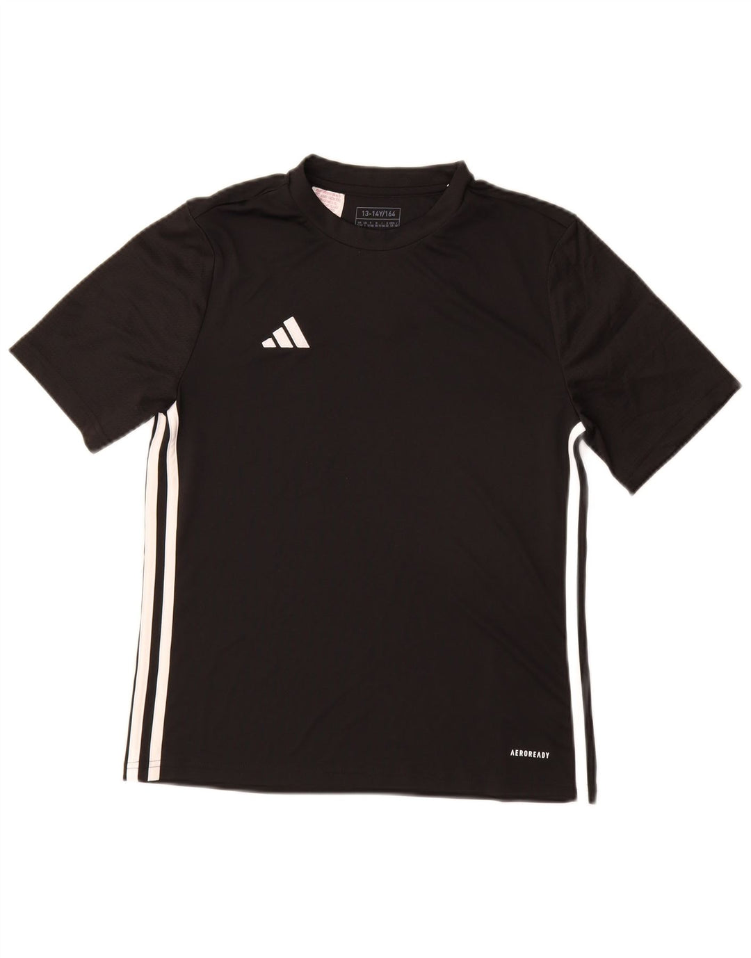 Tricou ADIDAS Aeroready pentru baieti Top 13-14 ani poliester negru