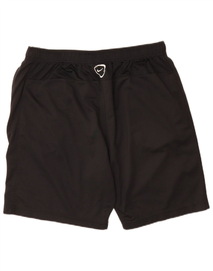 Pantaloni scurți sport Nike Dri Fit Graphic pentru bărbați XL, poliester negru