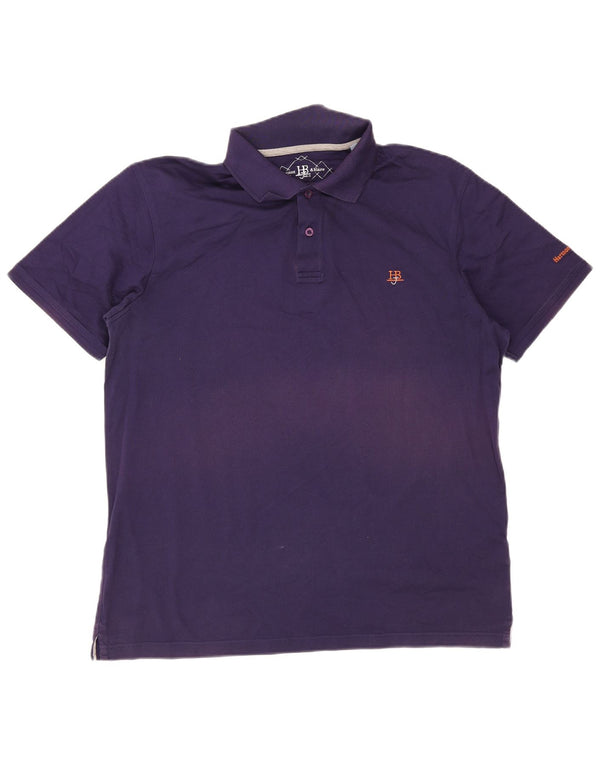 Tricou polo Harmont & Blaine pentru bărbați, bumbac violet 3XL