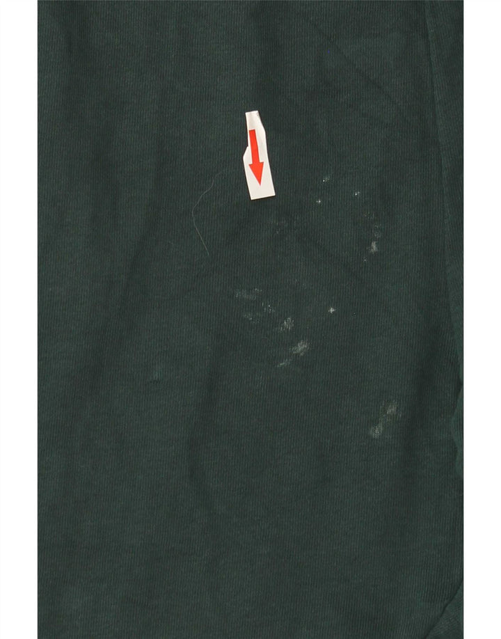 Pantaloni de trening pentru bărbați Marks & Spencer, cu croiala normală, din bumbac verde mediu