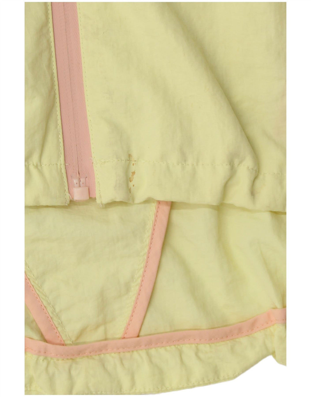 Jachetă de vânt cu glugă supradimensionată pentru femei Zara UK 16, mare, galbenă