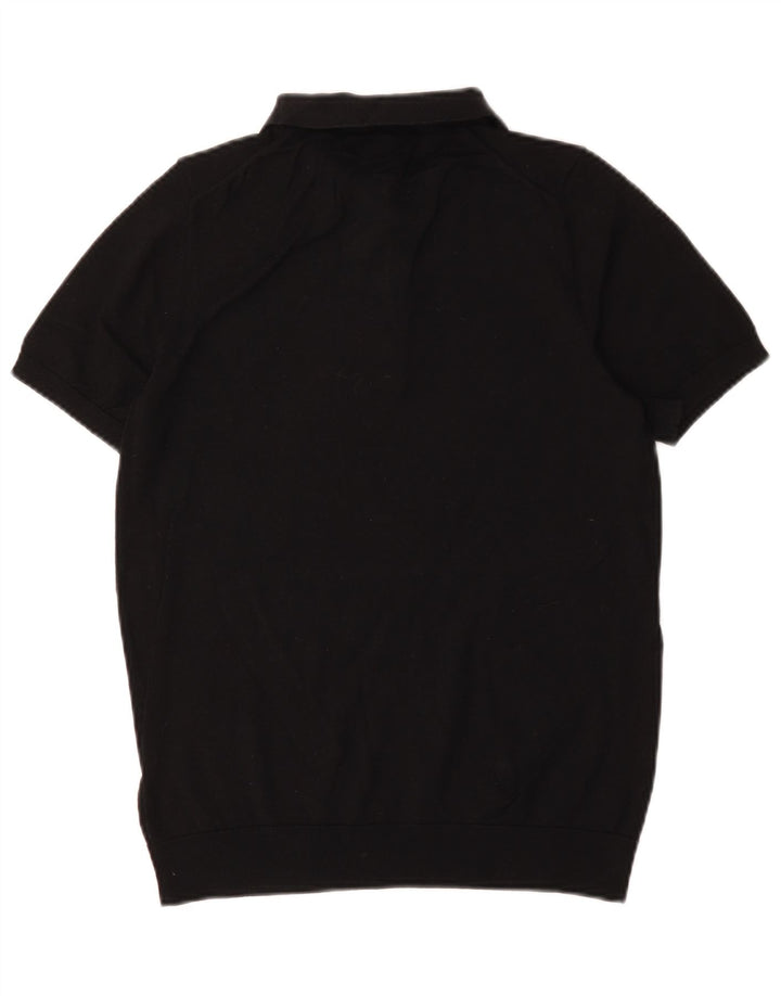 Tricou polo Marks & Spencer pentru bărbați, mic, negru, bumbac