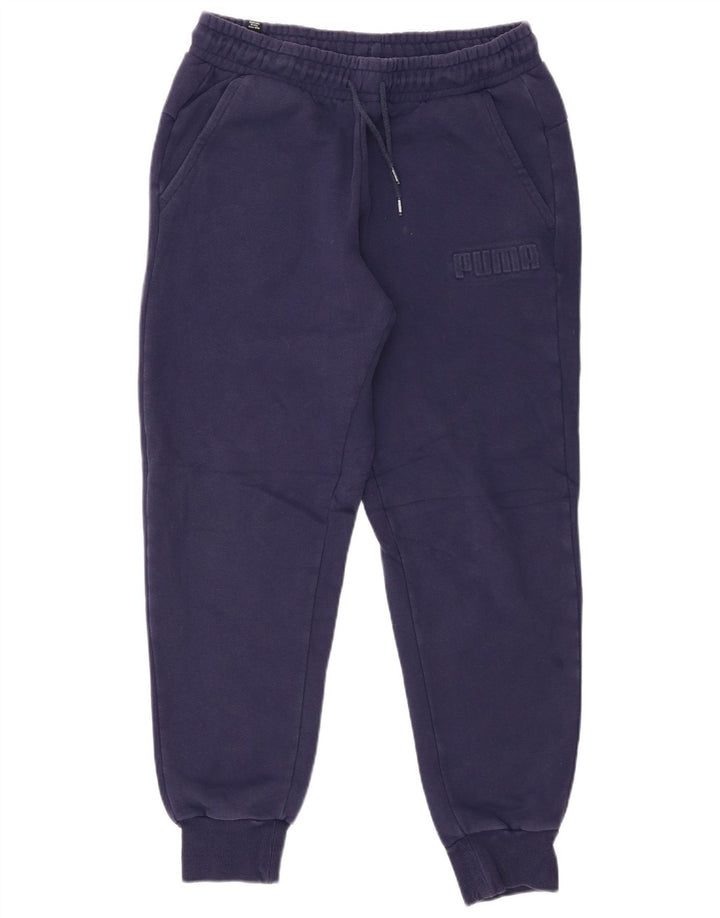 Pantaloni de trening Puma Grafic pentru bărbați Pantaloni de jogging Medium Bleumarin