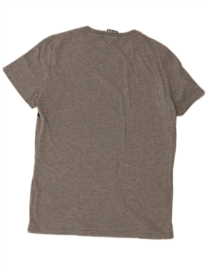 Tricou grafic pentru bărbați Superdry Top, gri mediu, bumbac color bloc