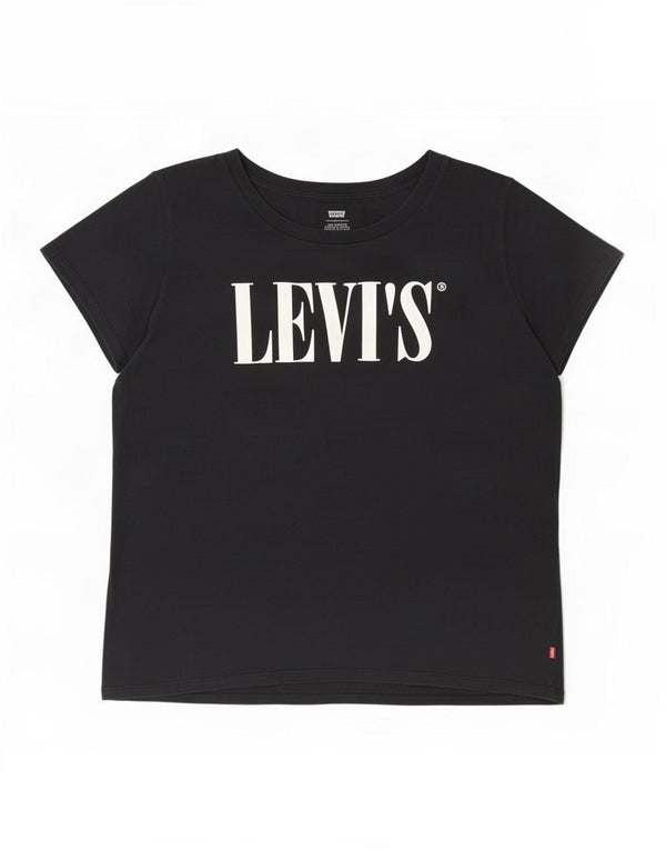 Tricou grafic Levi's pentru femei Top UK 18 XL Negru