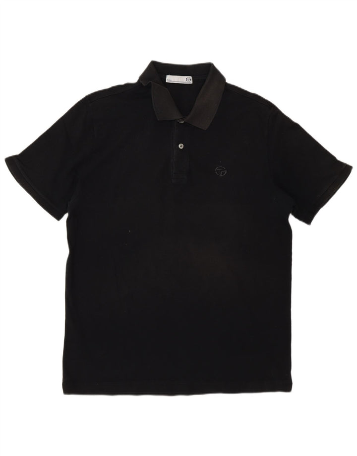 Tricou polo Sergio Tacchini pentru bărbați IT 50 Medium Negru