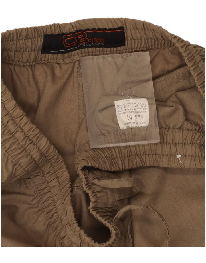 Pantaloni Cargo Drepți Vintage pentru Damă Mediu L30 L31 Bumbac Bej