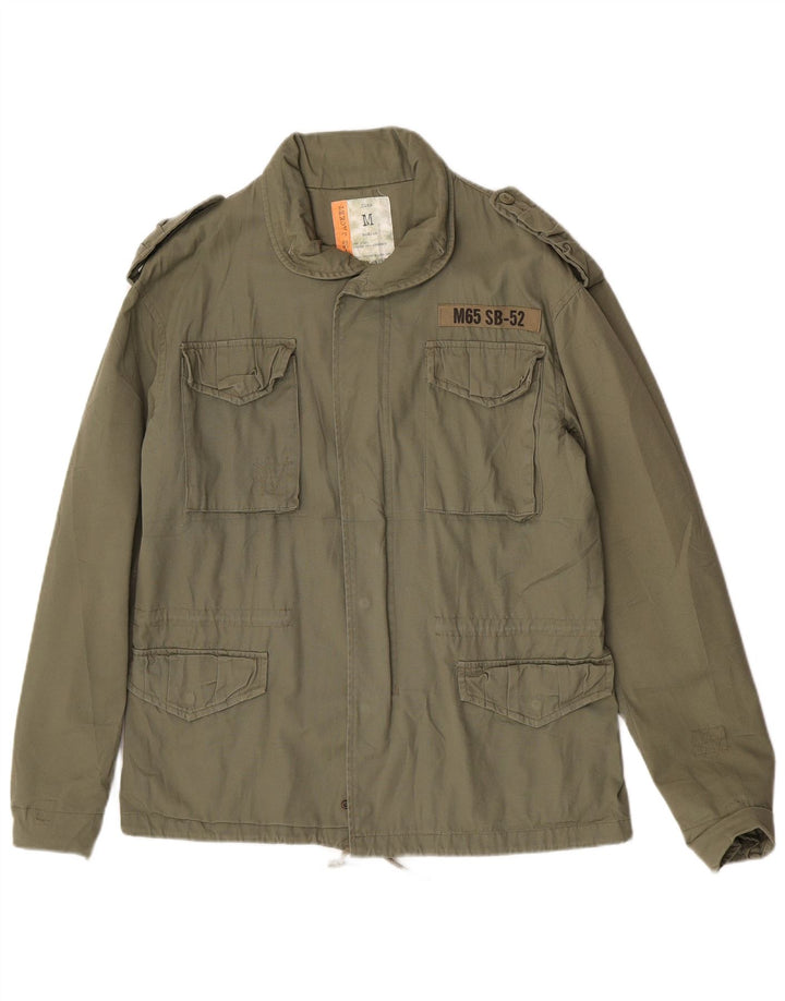 Jachetă militară pentru bărbați VINTAGE UK 38 Bumbac kaki mediu