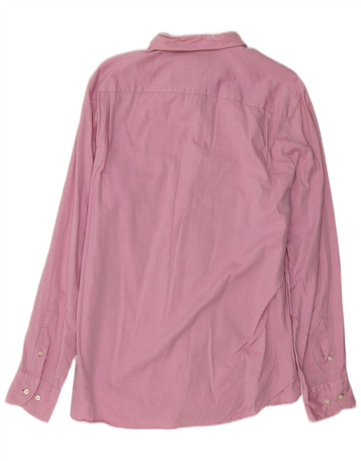 Cămașă Bărbați MASSIMO DUTTI Mare Bumbac Roz