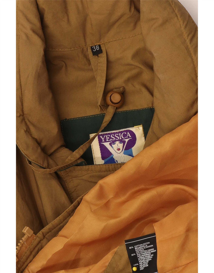 Trench supradimensionat pentru femei Yessica EU 38 Medium Khaki Colorblock Bumbac